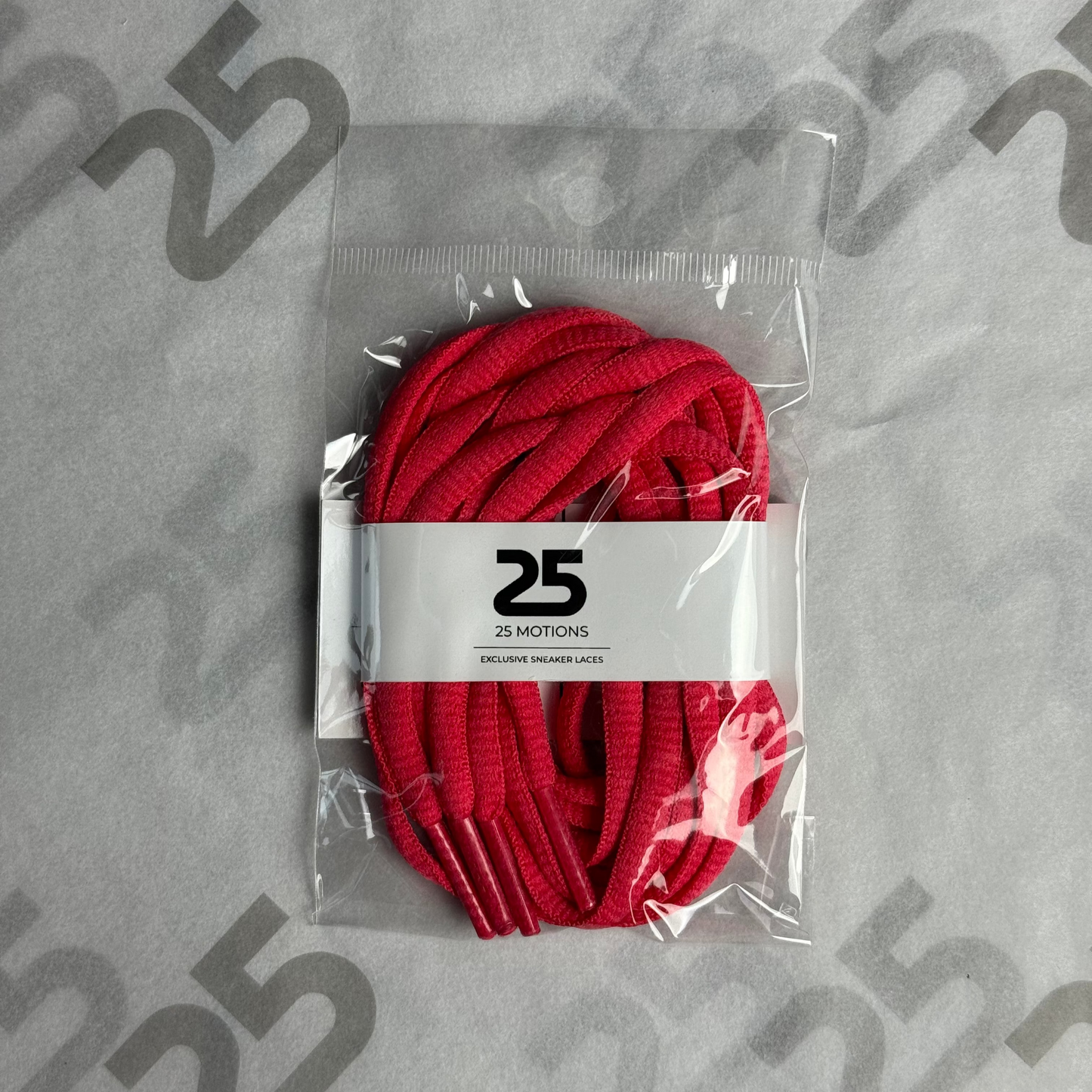 25Motions Oval Laces - Red