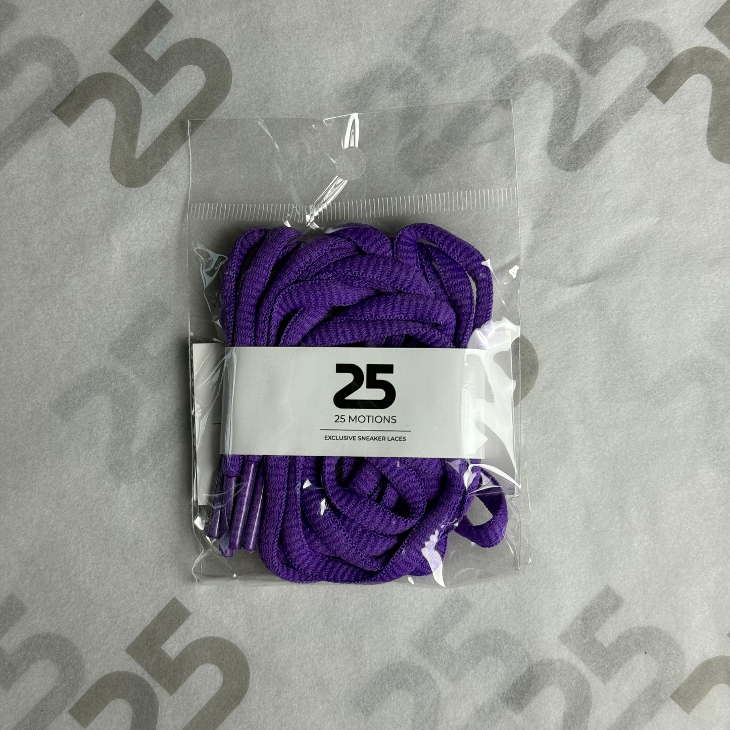 25Motions Oval Laces - Purple