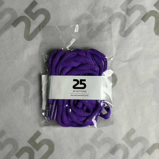 25Motions Oval Laces - Purple
