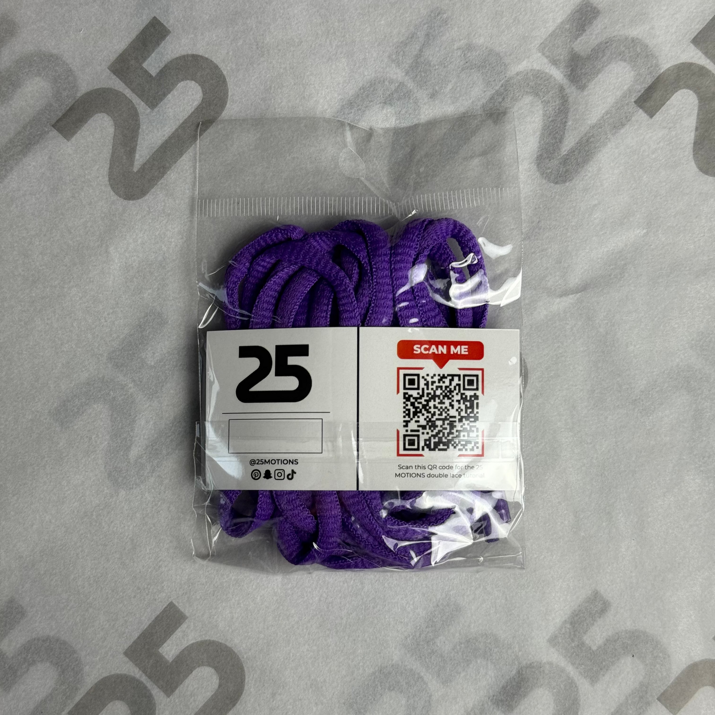 25Motions Oval Laces - Purple
