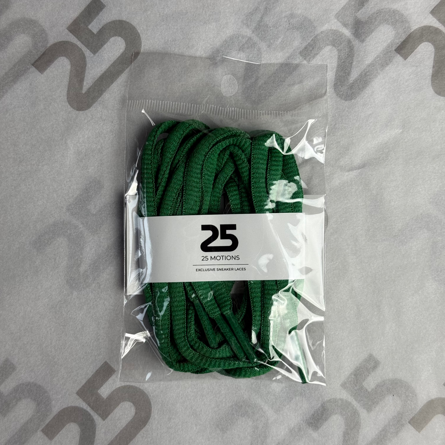 25Motions Oval Laces - Dark Green