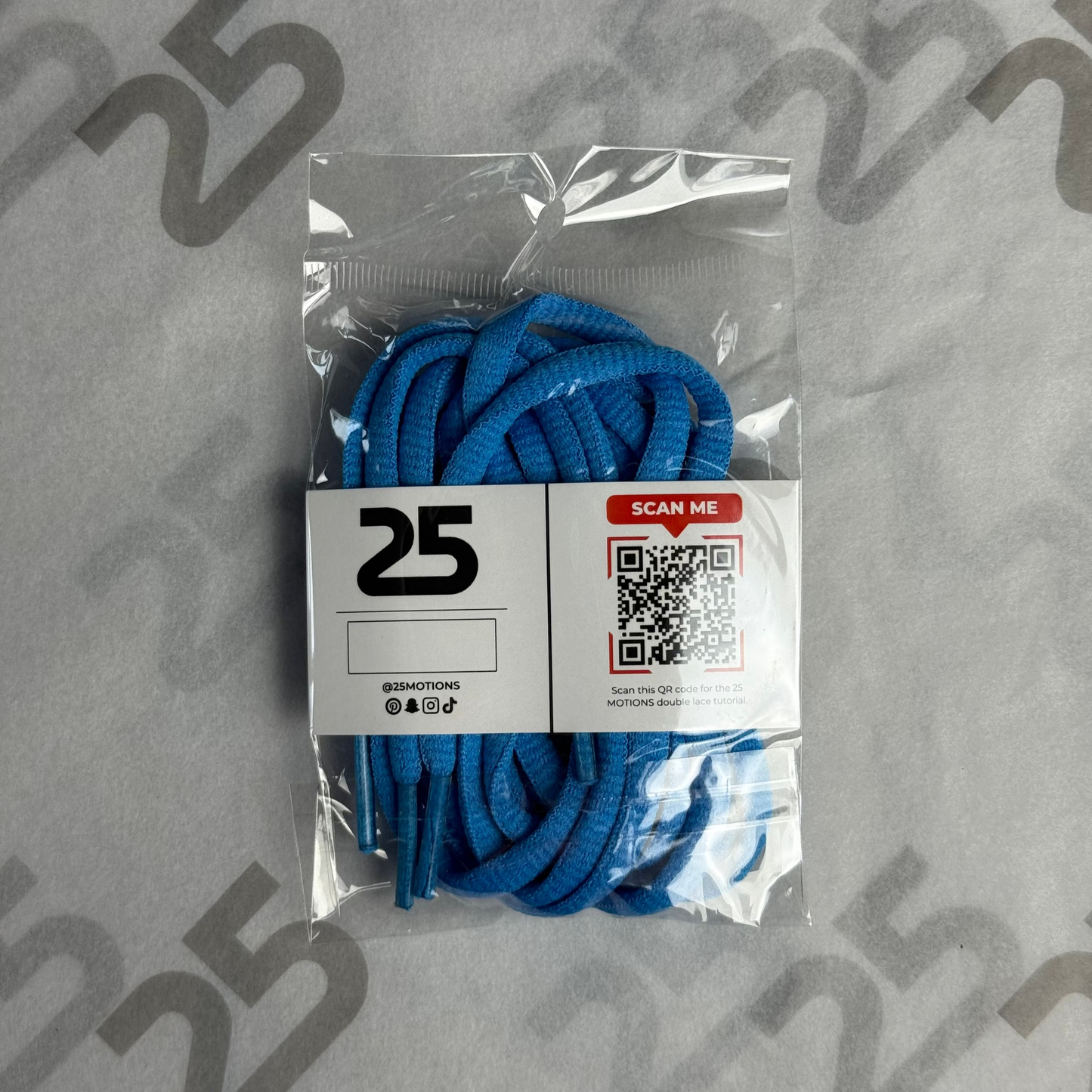 25Motions Oval Laces - Blue