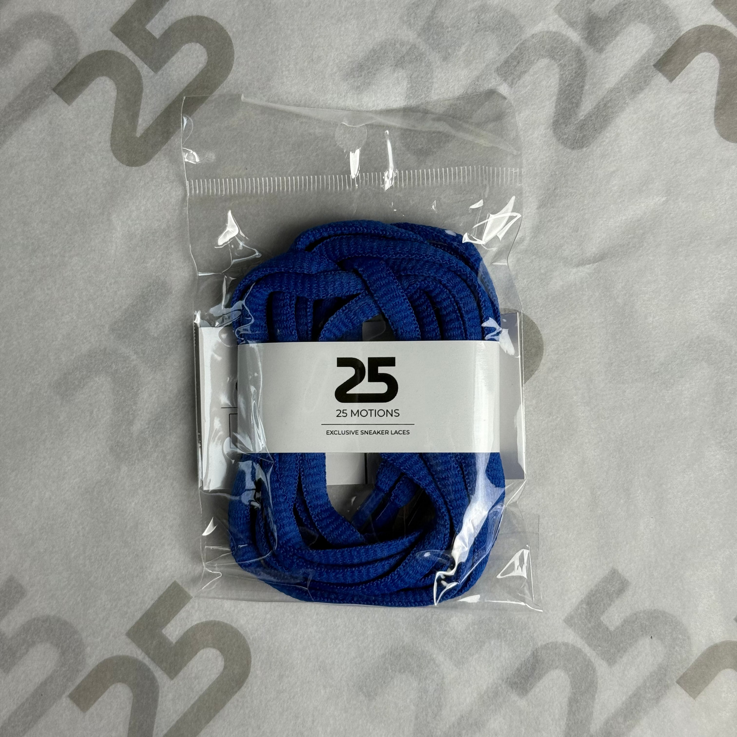 25Motions Oval Laces - Dark Blue
