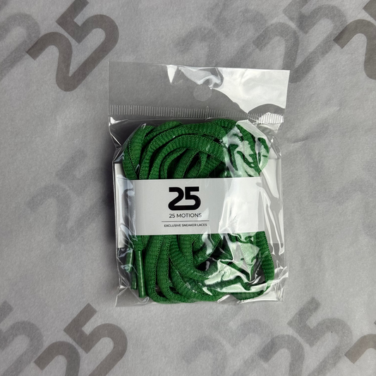 25Motions Oval Laces - Green