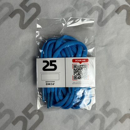 25Motions Oval Laces - Blue