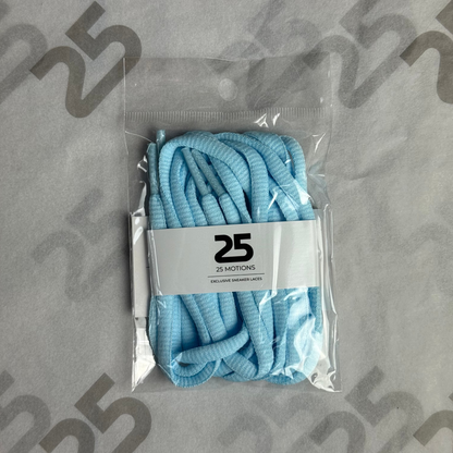 25Motions Oval Laces - Arctic Sky