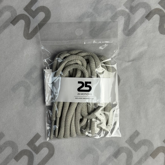 25Motions Oval Laces - Gray